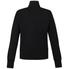 American Giant Moto Full Zip Jacket for Women Embroidery - Black - Back