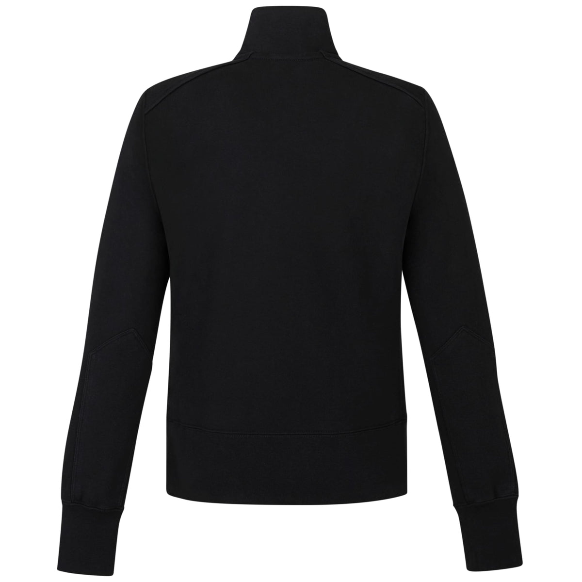 American Giant Moto Full Zip Jacket for Women Embroidery - Black - Back