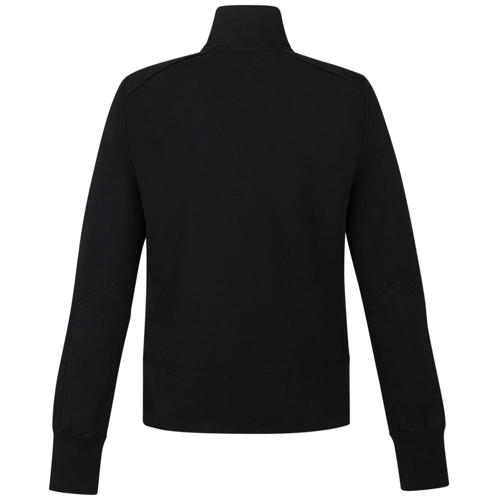 American Giant Moto Full Zip Jacket for Women Transfer - Black - Back
