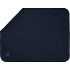 American Giant Stadium Fleece Blanket, Made in USA Embroidery - Oxford Blue - Front