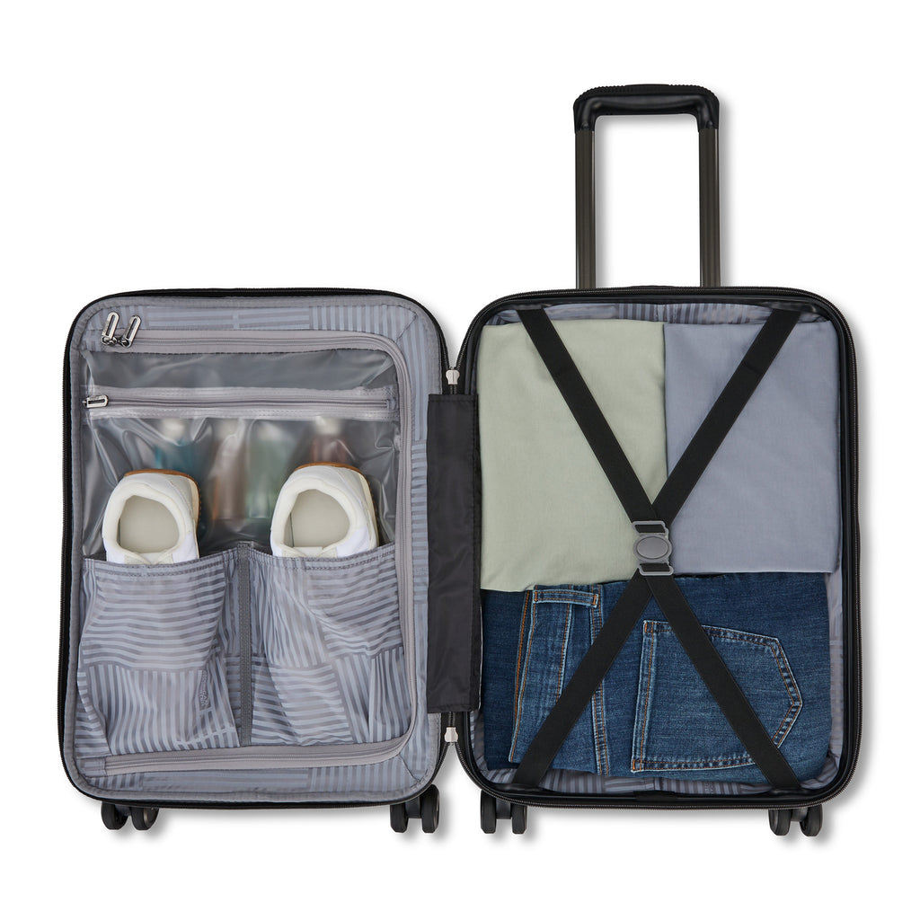 American Tourister My AT Hardside Carry-On Spinner Full Color - Black - View 7