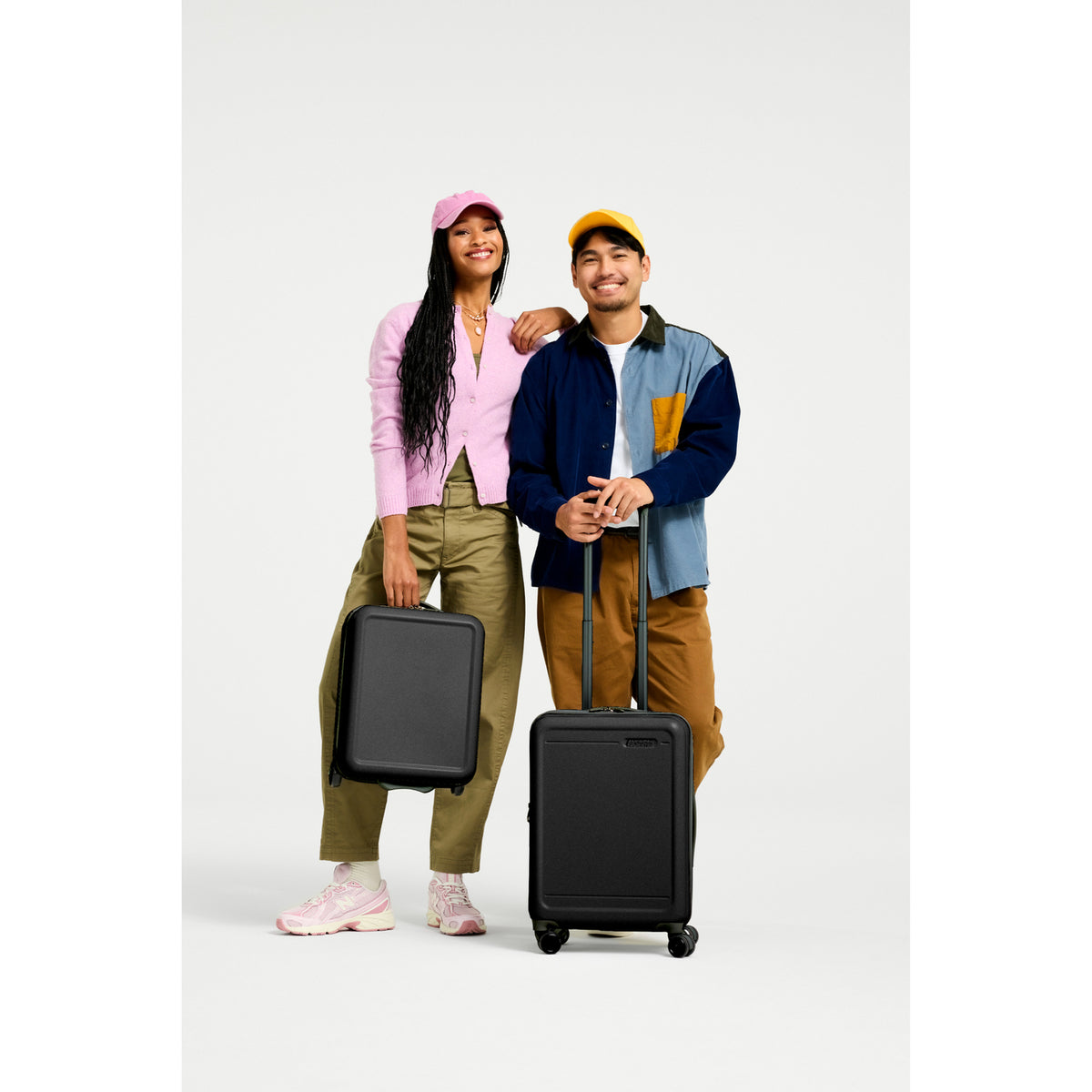 American Tourister My AT Hardside Carry-On Spinner Full Color - Black - View 9