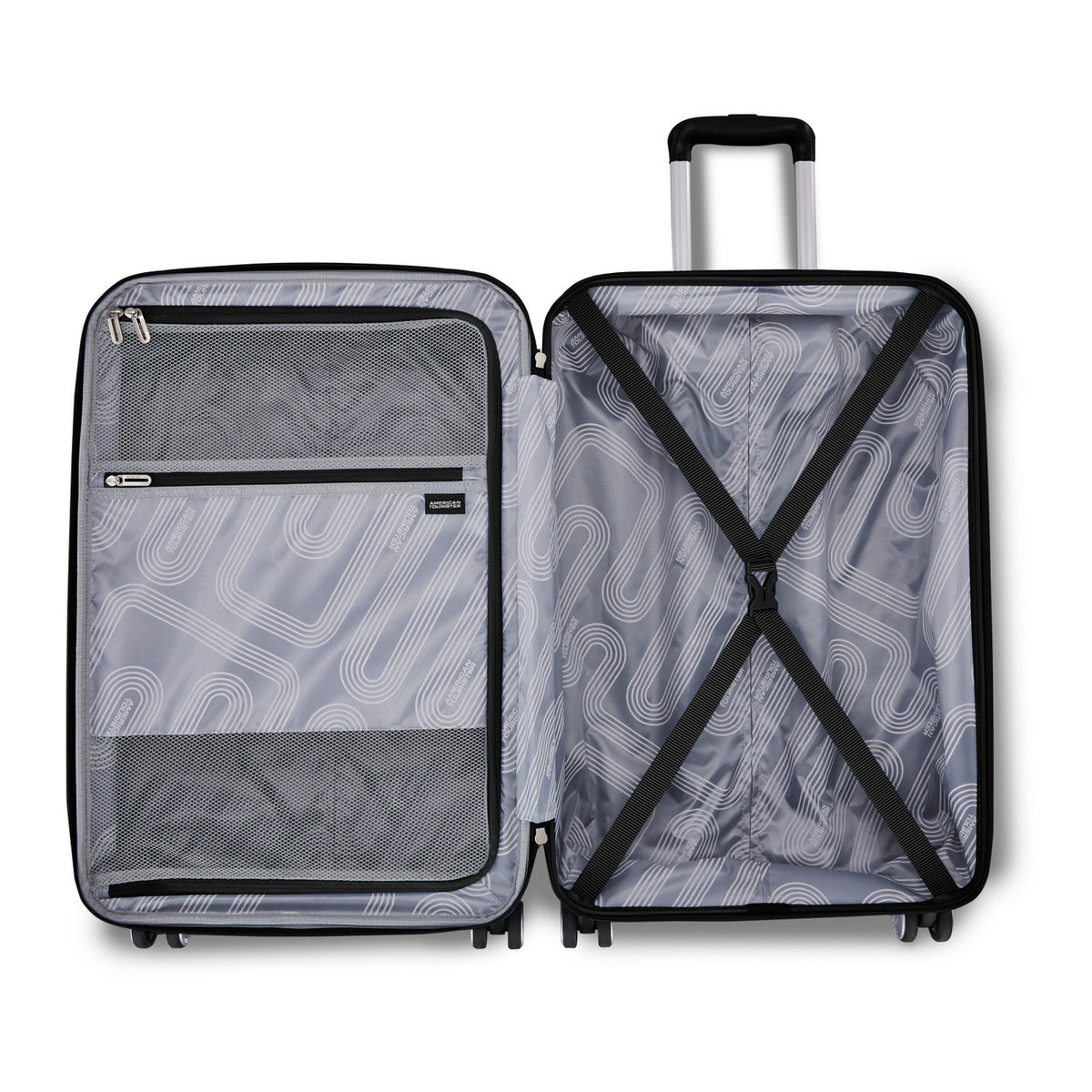 American Tourister Stratum Hardside Spinner, Carry-On Full Color - Black - View 3