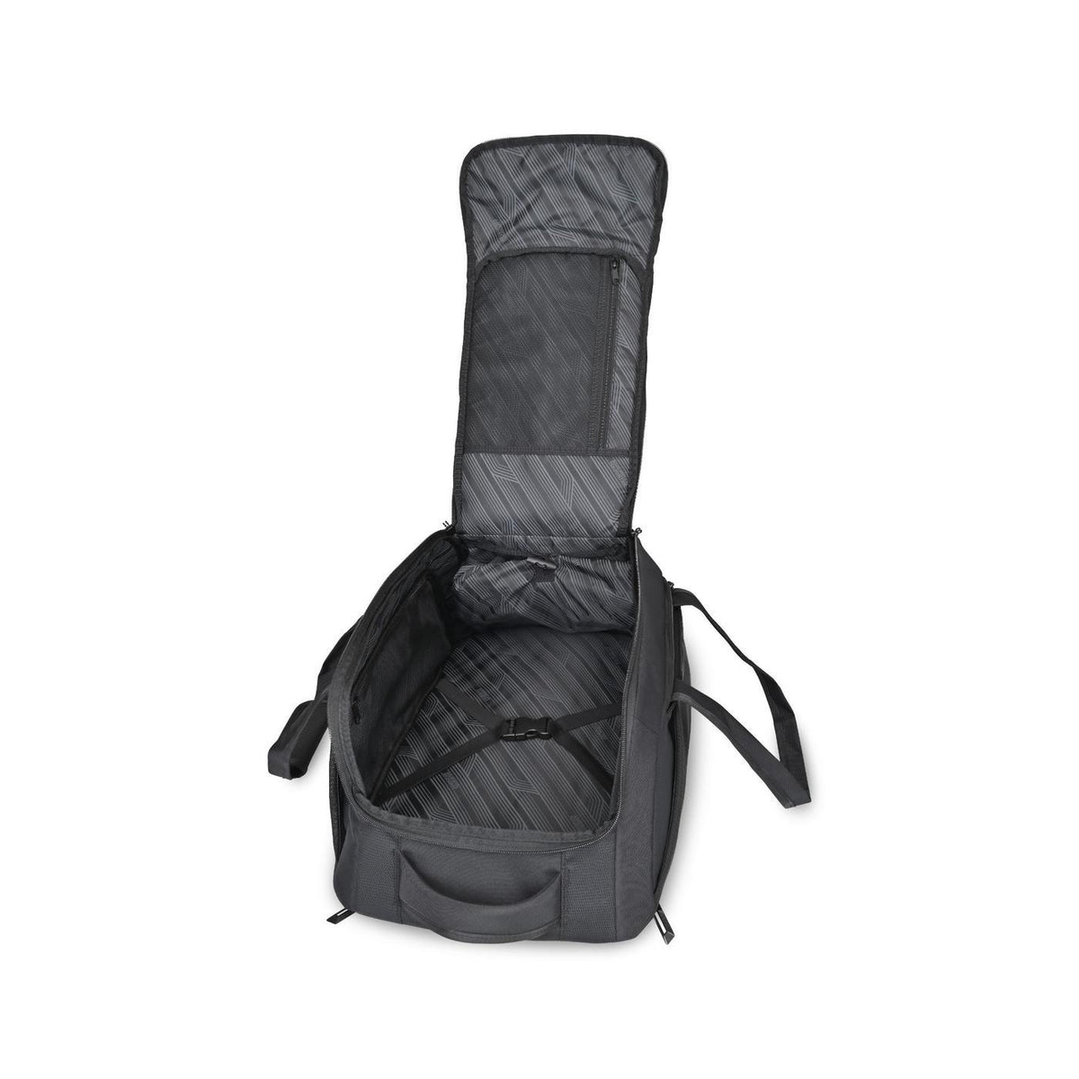 American Tourister Zoom Turbo Duffel Backpack with Shoe Tunnel - Black - View 4