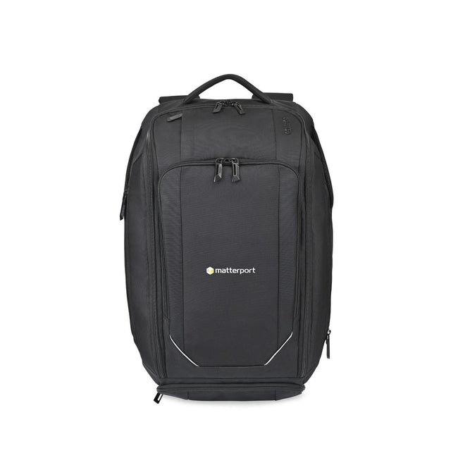 American Tourister Zoom Turbo Duffel Backpack with Shoe Tunnel Embroidery