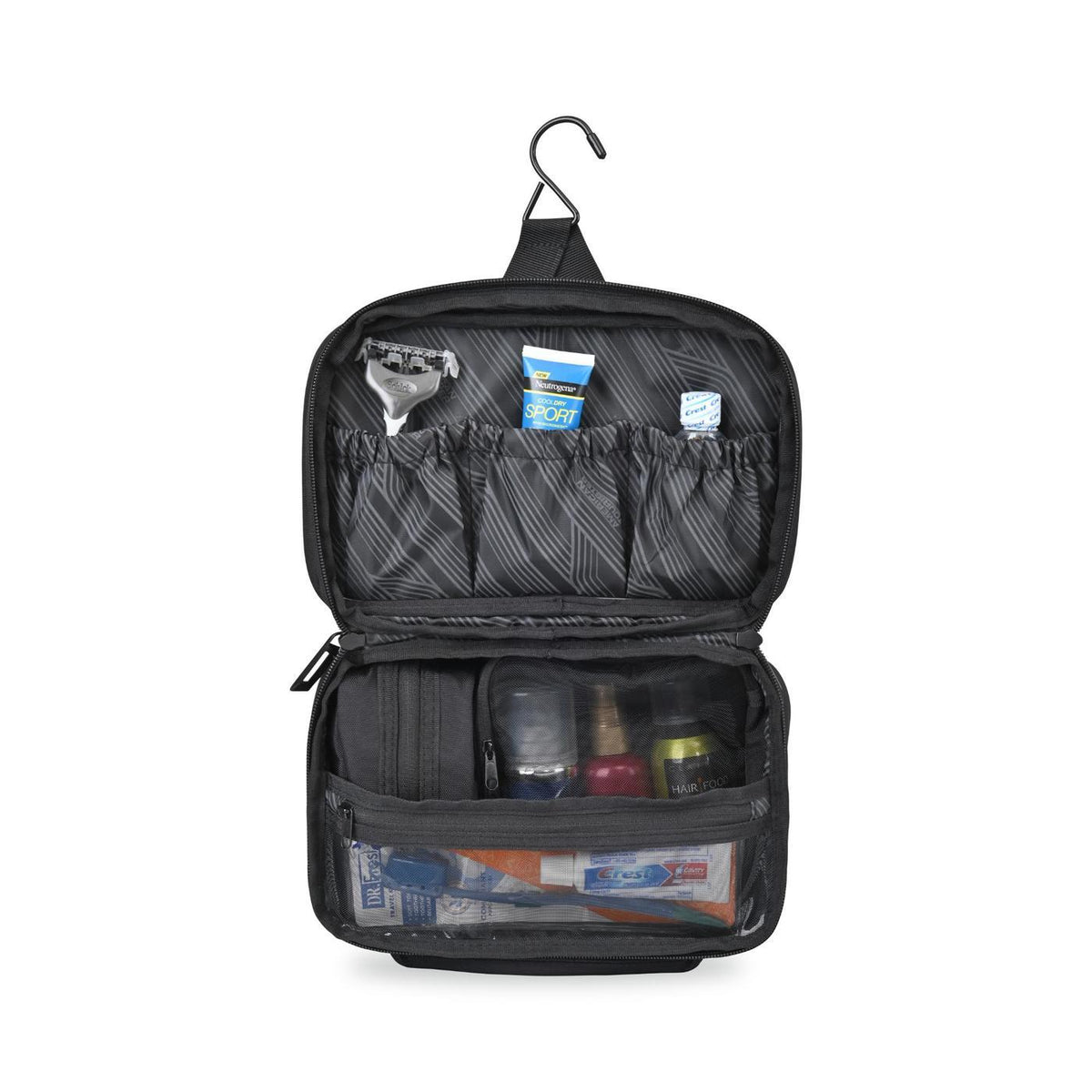 American Tourister Zoom Turbo Hanging Toiletry Bag - Black - View 5