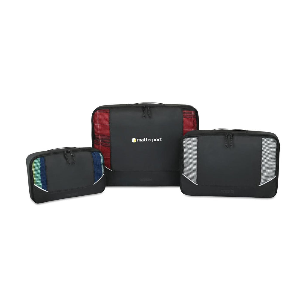 American Tourister Zoom Turbo Packing Cubes, Set of 4 Transfer - Black - View 3