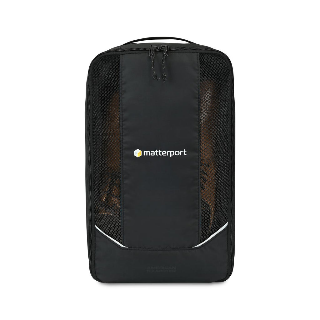 American Tourister Zoom Turbo Shoe Bag in Recycled PET - Black - View 1
