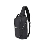 American Tourister Zoom Turbo Sling Bag with Tablet Pocket Transfer - Black - View 3