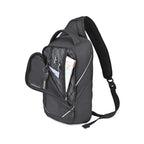 American Tourister Zoom Turbo Sling Bag with Tablet Pocket Transfer - Black - View 4