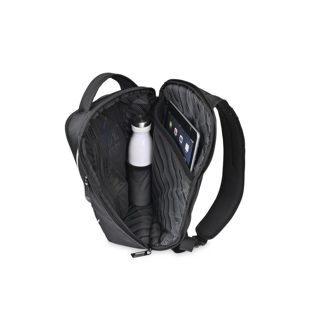 American Tourister Zoom Turbo Sling Bag with Tablet Pocket Transfer - Black - View 5