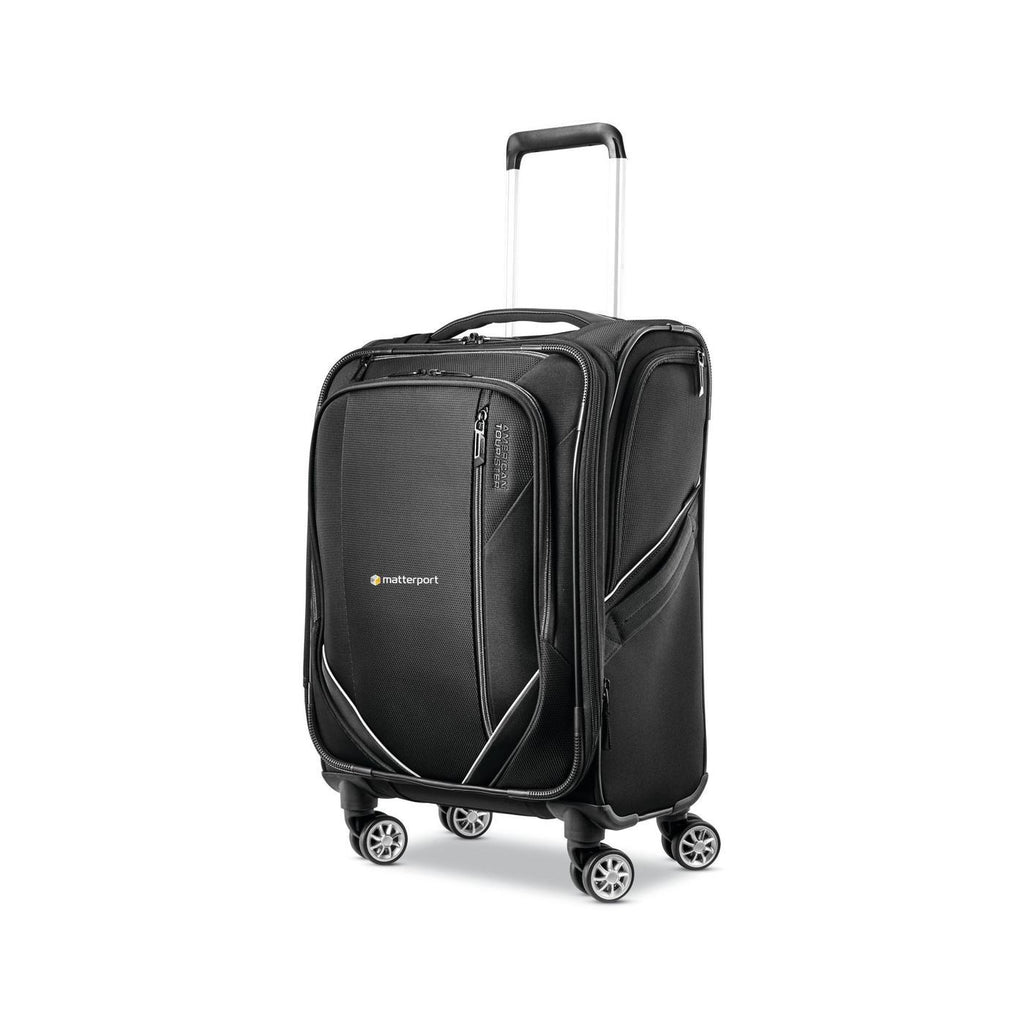 American Tourister Zoom Turbo Softside Carry-On Spinner, 20 Inches Transfer - Black - View 2
