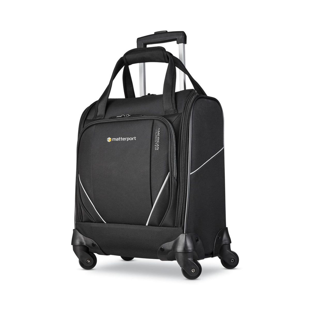 American Tourister Zoom Turbo Underseat Spinner Bag Transfer - Black - View 2