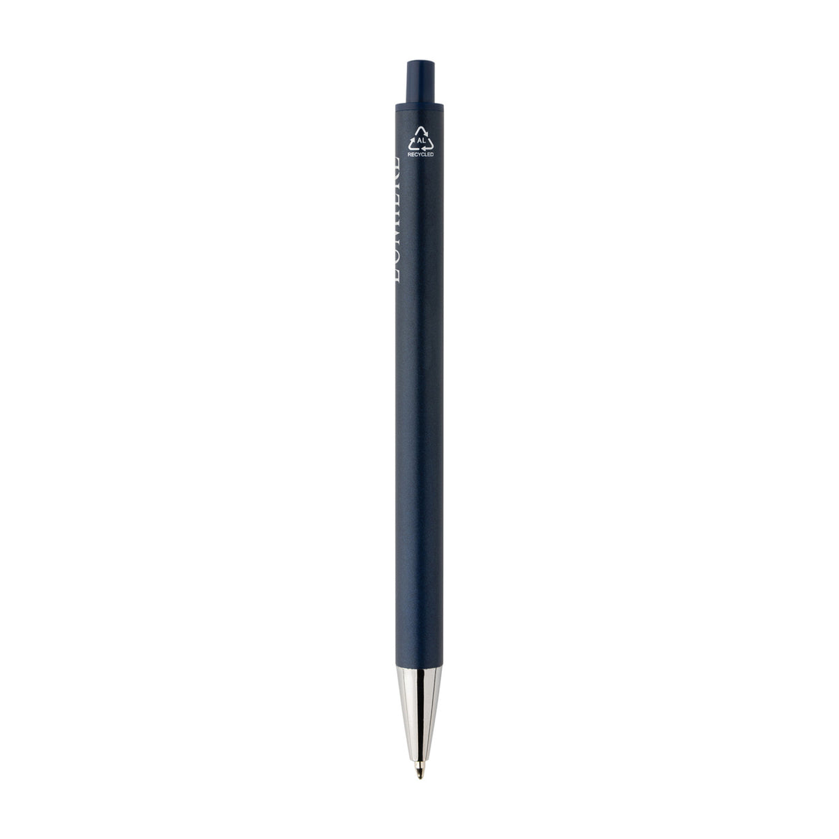 Amisk Pen in Recycled Aluminum Laser Engraving - Blue - View 2