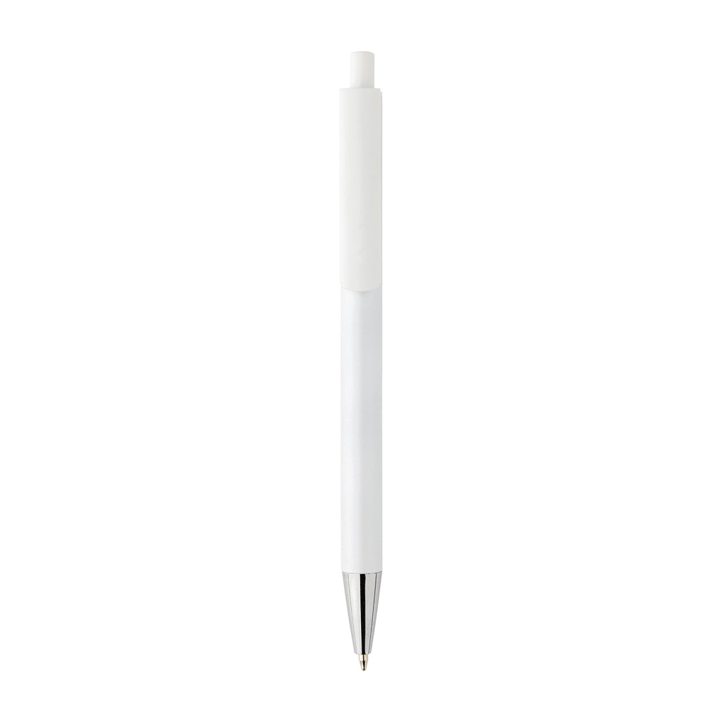 Amisk Pen in Recycled Aluminum Laser Engraving - White - View 3