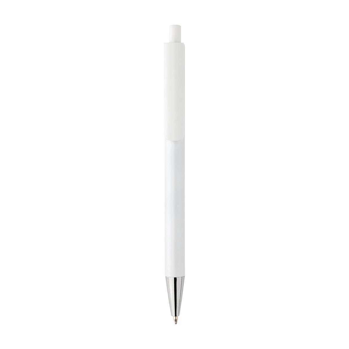 Amisk Pen in Recycled Aluminum Laser Engraving - White - View 3