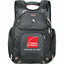 Amped TSA Laptop Backpack with Insulated Pocket, 17 Inch Embroidery - Black - Front