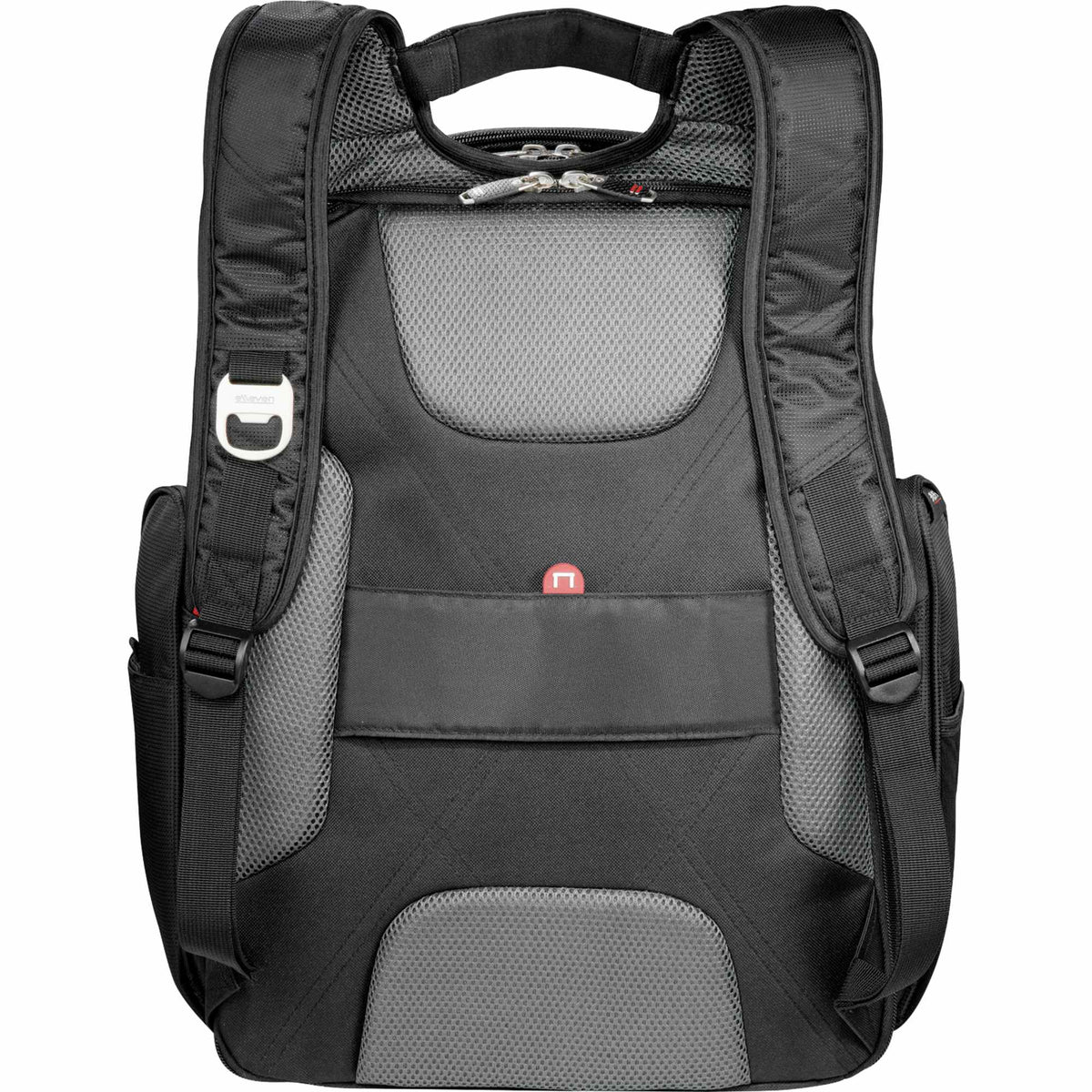 Amped TSA Laptop Backpack with Insulated Pocket, 17 Inch Transfer - Black - Back