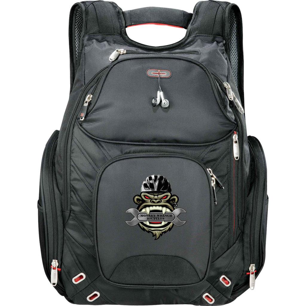 Amped TSA Laptop Backpack with Insulated Pocket, 17 Inch Transfer - Black - Front 5