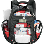 Amped TSA Laptop Backpack with Insulated Pocket, 17 Inch Transfer - Black - Front 7