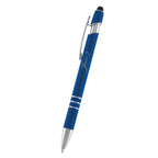 Ander Incline Pen with Stylus - Blue - Laser Engraving