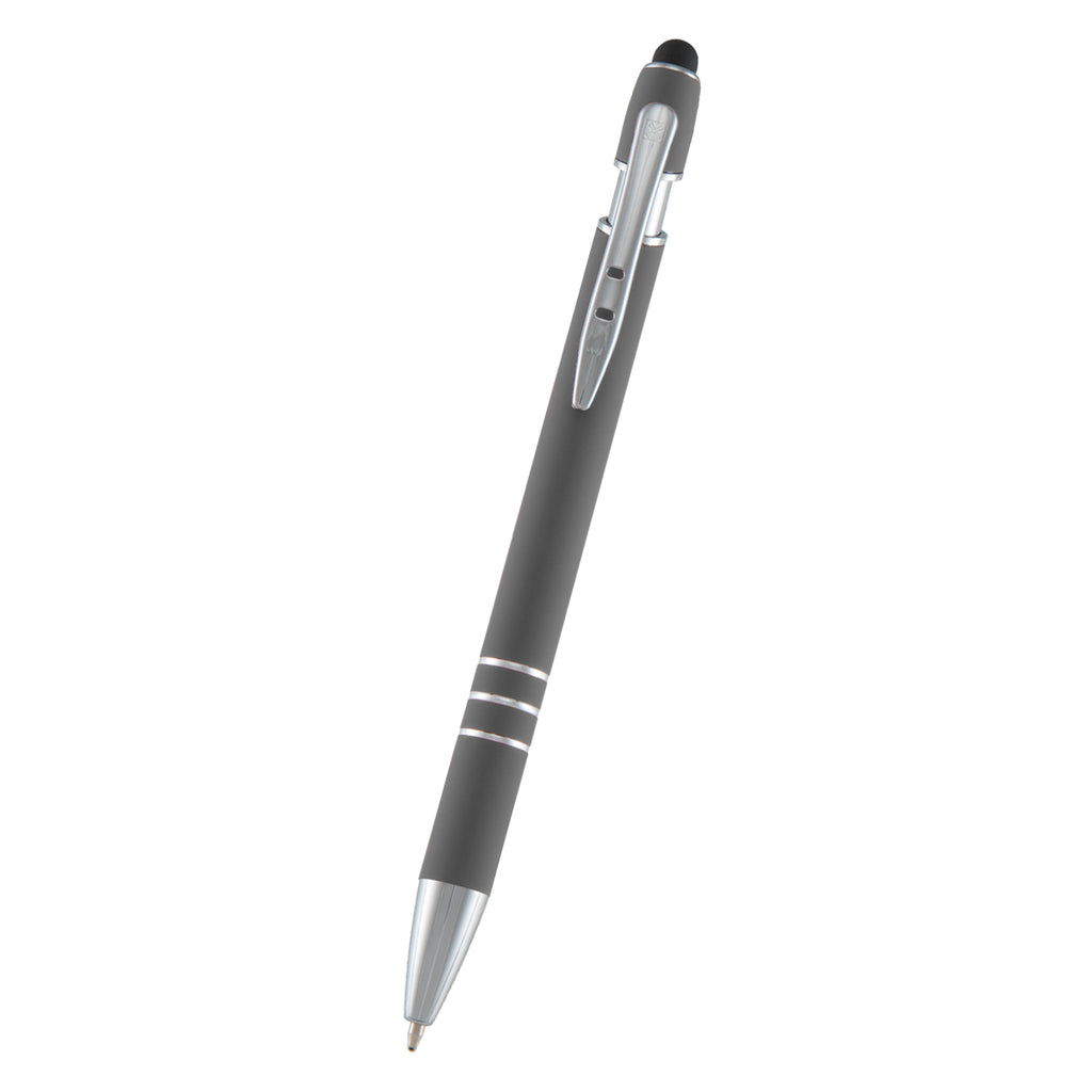 Ander Incline Pen with Stylus - Graphite Gray - Front
