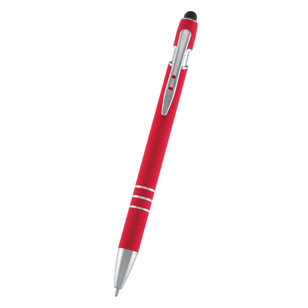 Ander Incline Pen with Stylus - Red - Front