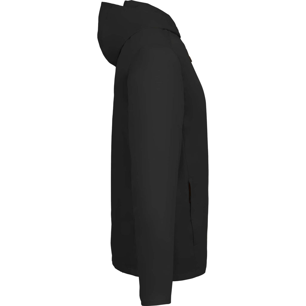 Aneto Lightweight Recycled Packable Jacket for Men Debossing - Black - Right Side