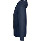 Aneto Lightweight Recycled Packable Jacket for Men Embroidery - Polo Blue - Left Side