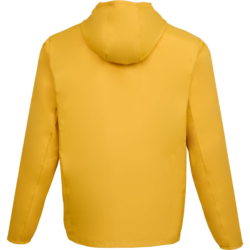 Aneto Lightweight Recycled Packable Jacket for Men Transfer - Gold - Back