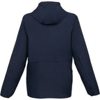 Aneto Lightweight Recycled Packable Jacket for Women Debossing - Polo Blue - Back