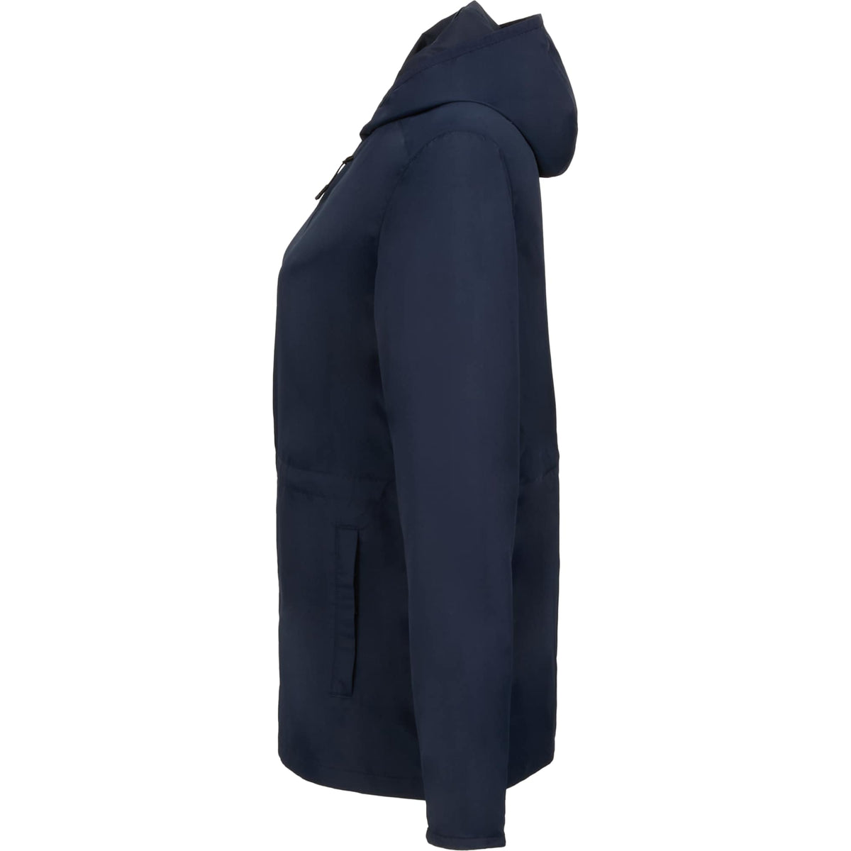 Aneto Lightweight Recycled Packable Jacket for Women Debossing - Polo Blue - Left Side