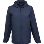 Aneto Lightweight Recycled Packable Jacket for Women Embroidery - Polo Blue - Front