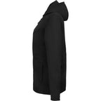 Aneto Lightweight Recycled Packable Jacket for Women Transfer - Black - Left Side