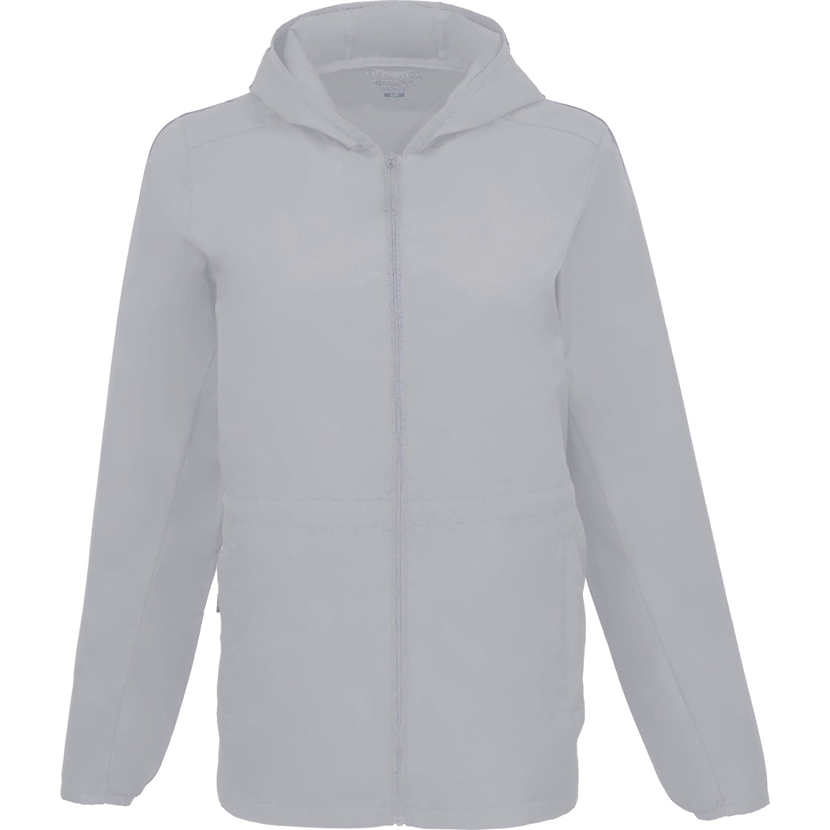 Aneto Lightweight Recycled Packable Jacket for Women Transfer - Light Grey - Front