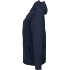 Aneto Lightweight Recycled Packable Jacket for Women Transfer - Polo Blue - Left Side