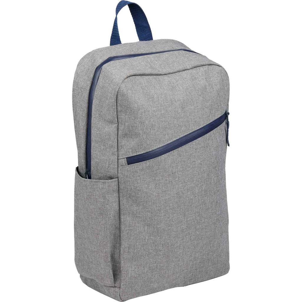 Angle Laptop Backpack in Recycled PET, 15 Inch Transfer - Gray - Right Angle