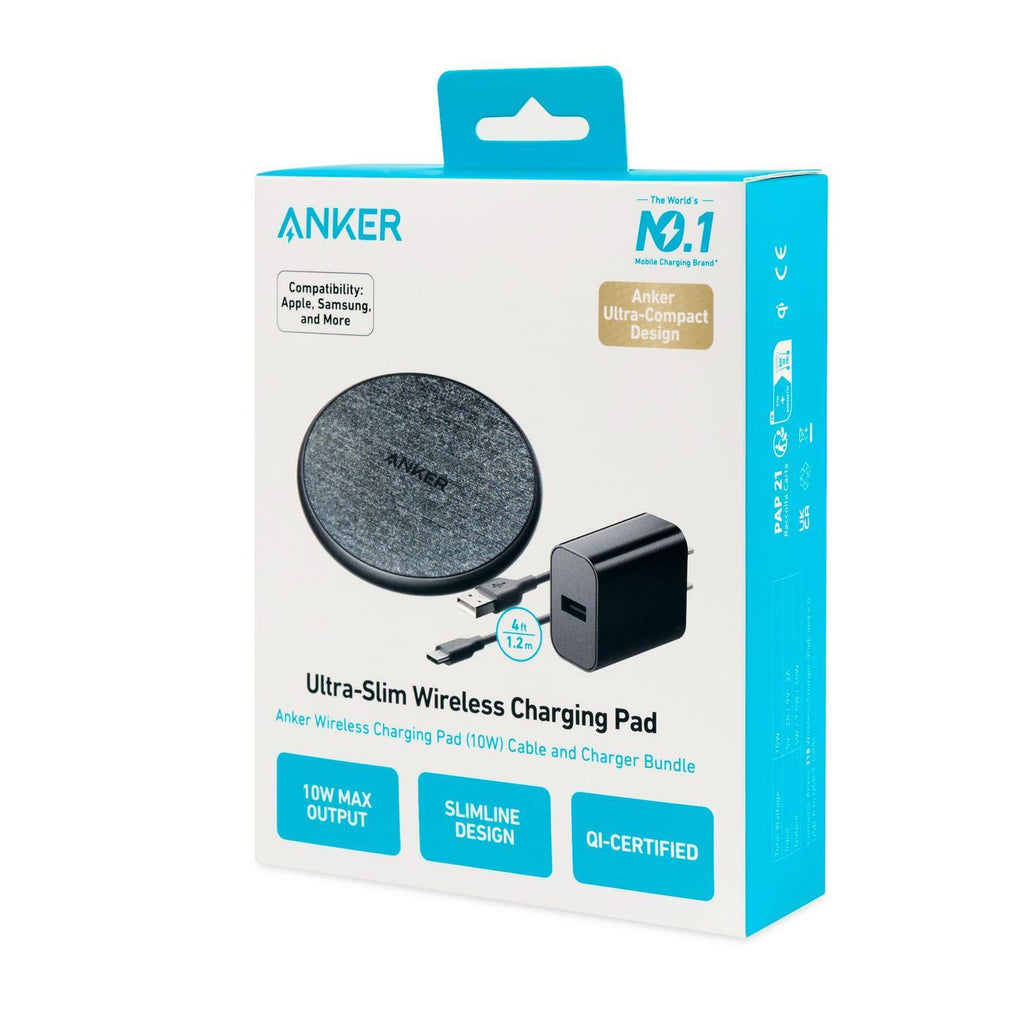 Anker 318 Wireless Charging Pad, 10W - Black - View 3
