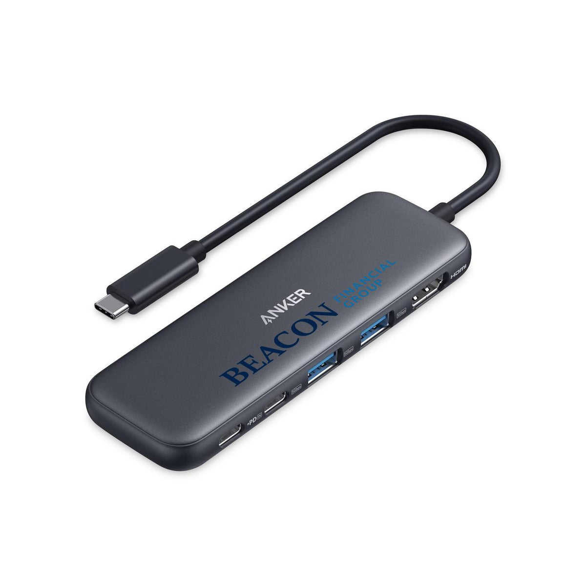 Anker 332 USB-C Hub, 5 in 1 - Black - View 1