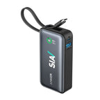 Anker Nano Power Bank with Built-In Cable, 10,000 mAh, 30W Full Color - Black - View 2