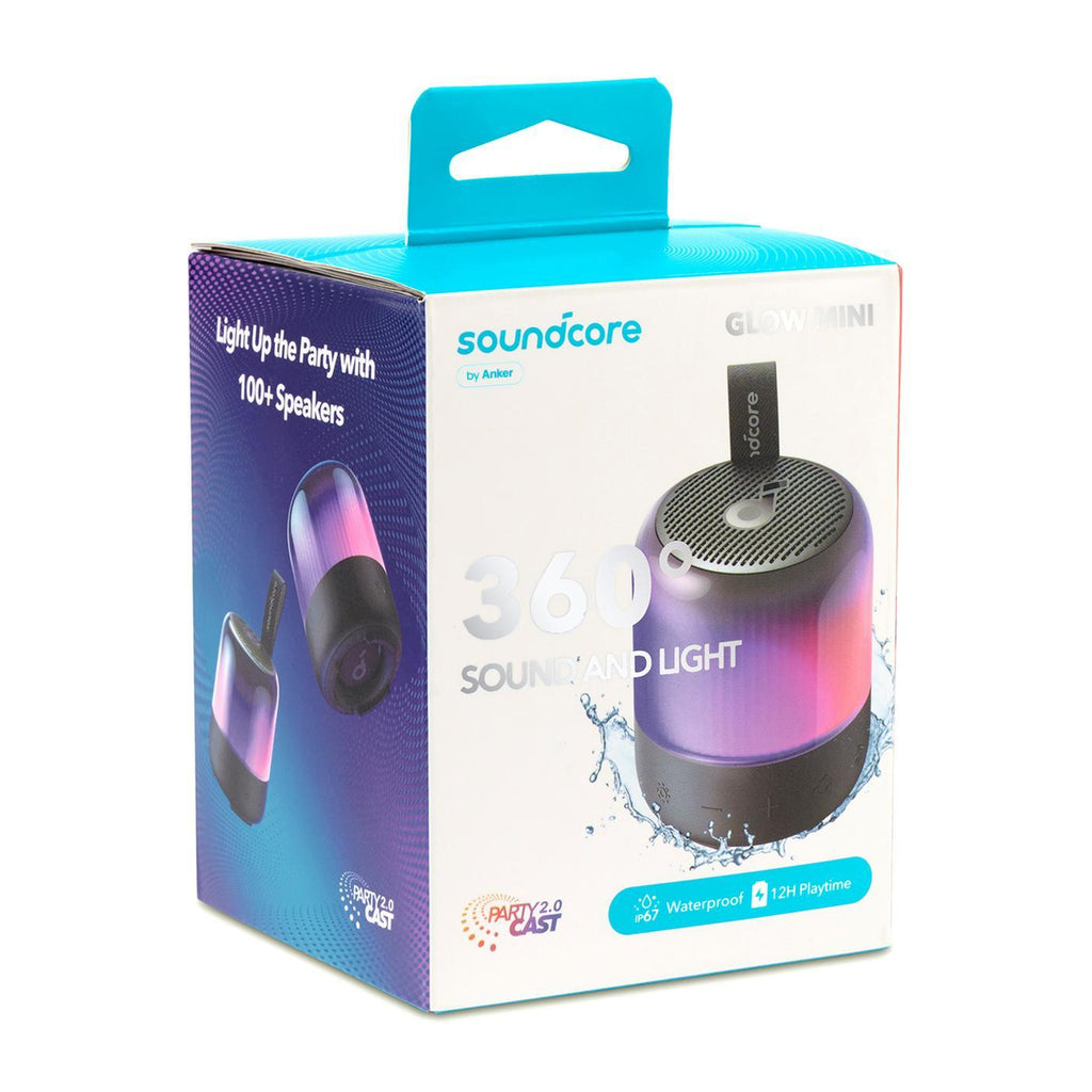 Anker Soundcore Glow Mini Speaker with Light Show - Black - View 4