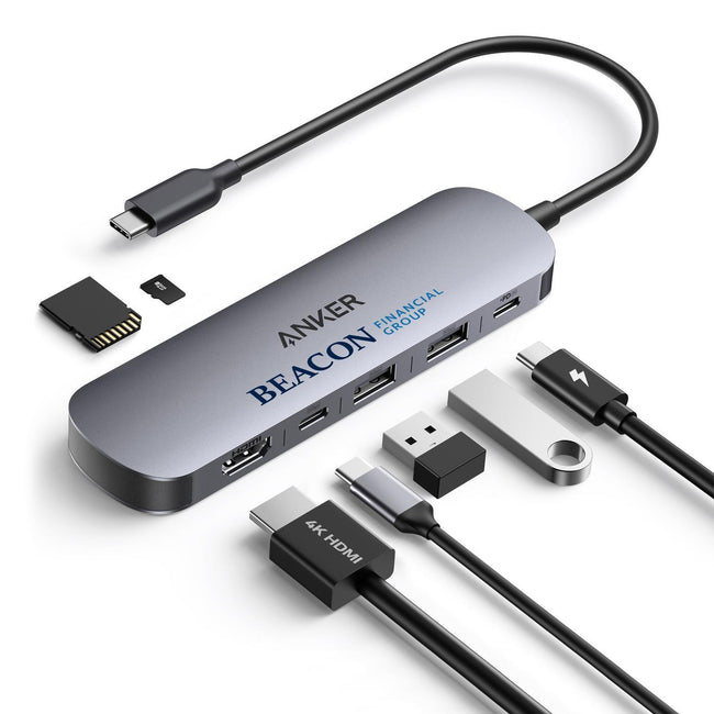 Anker USB-C Hub with SD Card Slots, 7 in 1