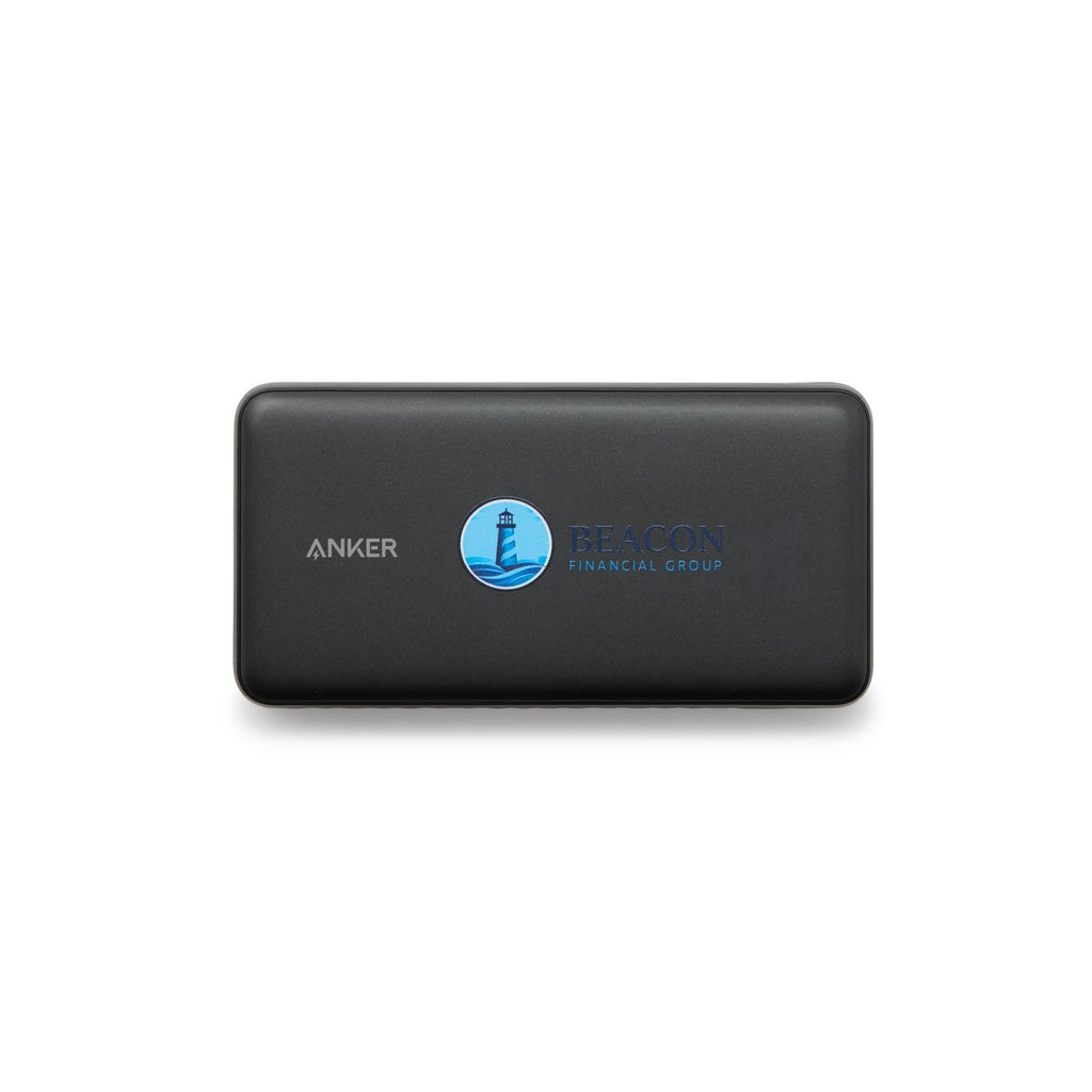 Anker Zolo Power Bank with Built-In USB-C Cable, 20,000 mAh - Black - View 2