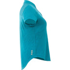 Antero Cap Sleeve Polo for Women Transfer - Aspen Blue Heather - Right Side