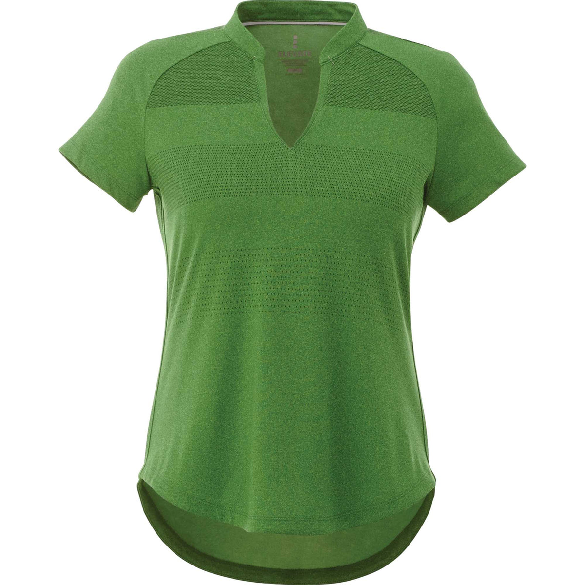 Antero Cap Sleeve Polo for Women Transfer - Juniper Heather - Back Flat 2