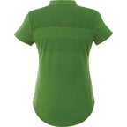 Antero Cap Sleeve Polo for Women Transfer - Juniper Heather - Back Flat