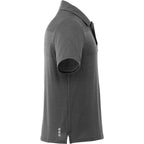 Antero Cooling Short Sleeve Polo for Men Transfer - Heather Dark Charcoal - Right Side