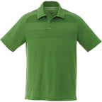 Antero Cooling Short Sleeve Polo for Men Transfer - Juniper Heather - Back Flat