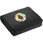 Anti-Pill Fleece Blanket with Whip-Stitched Edge Transfer - Black - Front