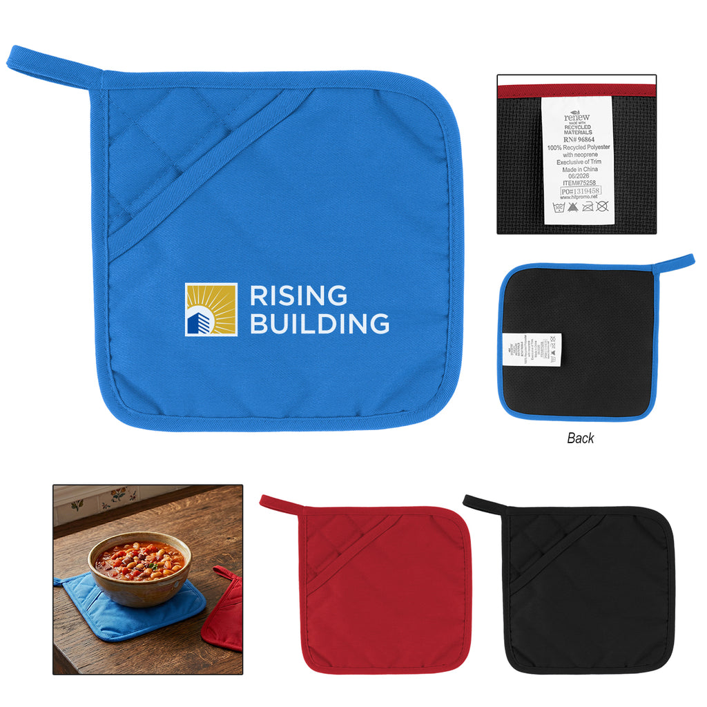 Anti-Slip Pot Holder in Recycled PET - Anti-Slip rPET Pot Holder